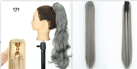 Peluca de Fibra Sintética con Clip Tipo Garra - Cabello Liso y Voluminoso - Image 26