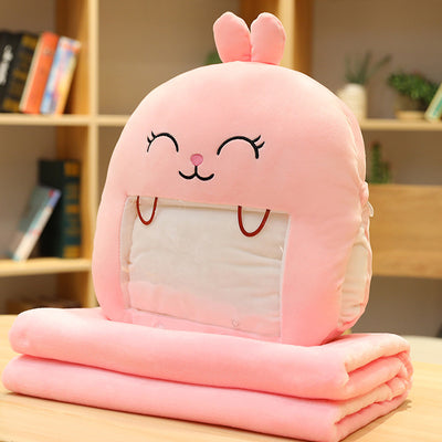 Almohada Térmica Multiusos con Bolsillo para Celular y Manta Integrada - Image 12