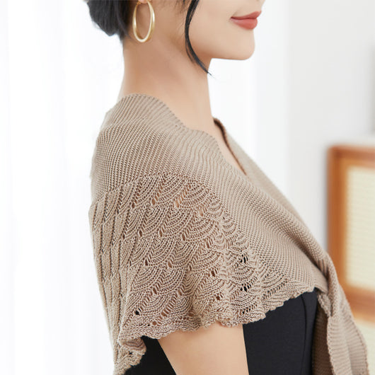 Chal de Seda Helada para Mujer - Protección de Cuello y Escote - Image 4