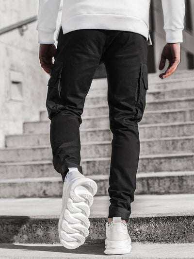 Pantalones de Vestir con Bolsillos Tejidos y Costura Reforzada - Image 6