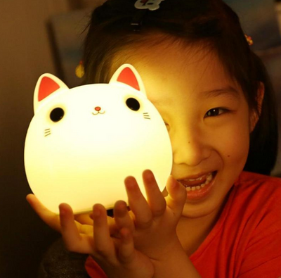 Lámpara LED Gato Adorable de Silicona - Image 4