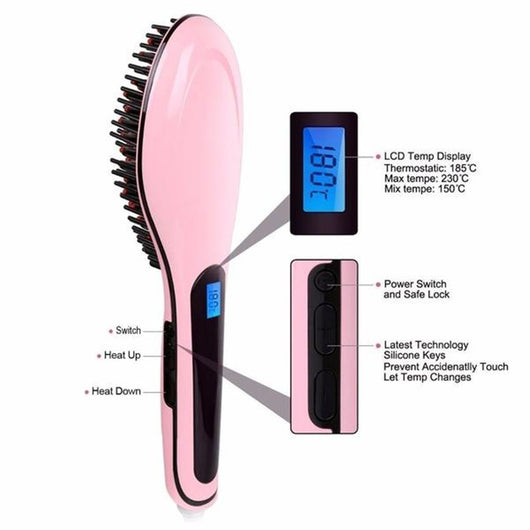 Cepillo Alisador de Cabello con Tecnología Térmica - Image 2