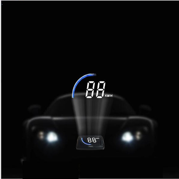 Tela Digital HUD OBD2 - Velocidade, Temperatura e Quilometragem em Tempo Real
