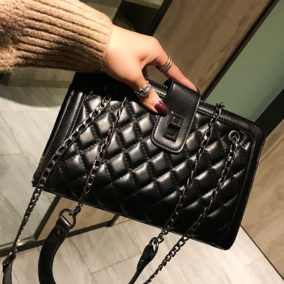 Bolso Bandolera Coreano para Niña con Cadena Dorada