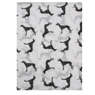 Pañuelo con Estampado de Perro Negro - Image 3