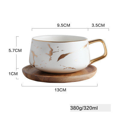 Taza de Cerámica Marmoleada para Café - Image 7