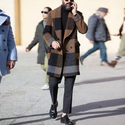 Abrigo de Lana Entallado con Solapa Simple - Image 4