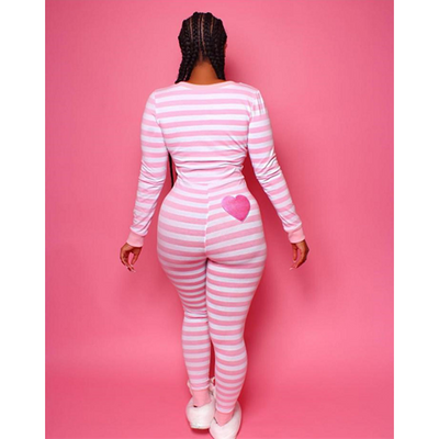 Jumpsuit de Rayas Estampado - Image 4