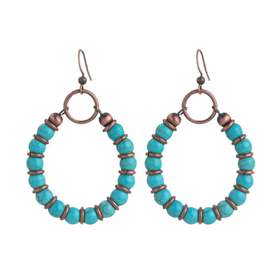Aretes de Bronce con Tarjeta de Papel Kraft - Image 5