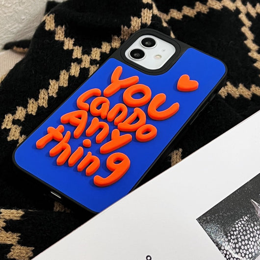 Funda de Cuero Inglés con Silicona para Teléfono - Contraste Elegante - Image 3