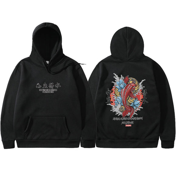 Sudadera Hip Hop Ukiyoe - Streetwear Urbano para Hombre