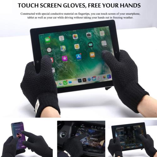 Guantes Cálidos de Conducción Hombre Invierno con Forro Terciopelo - Image 3