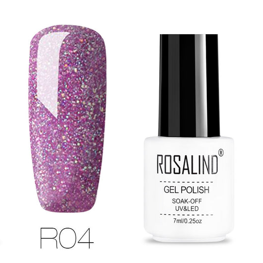 Uñas de Terapia Lumínica Arcoíris con Diseño de Estrellas - 29 Colores - Image 27