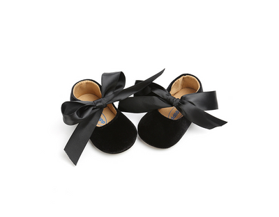 Zapatos Princesa para Bebé - Calzado Suave con Moño para Primavera y Otoño - Image 3
