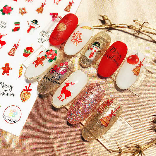 Stickers de Uñas Navideños
