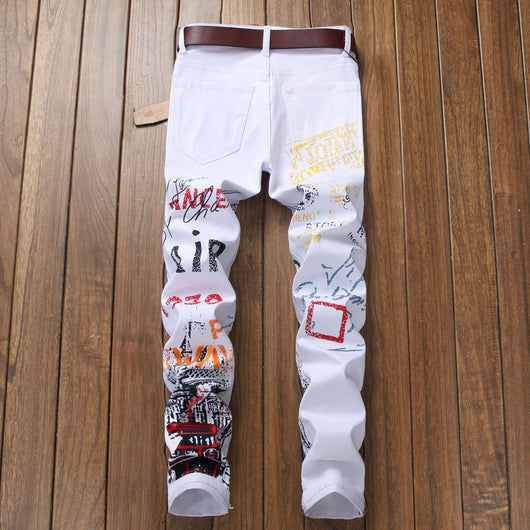 Pantalones Vaqueros Clásicos para Hombre de Alta Moda