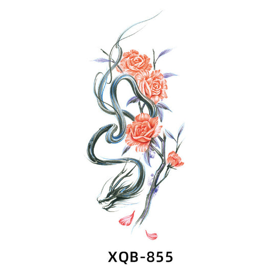 Tatuaje Temporal de Flores Resistente al Agua para Hombre y Mujer - Image 80