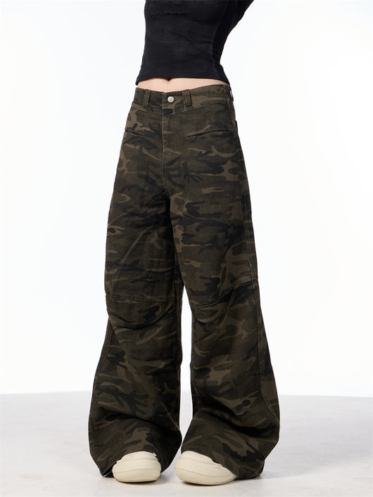 Pantalones Vaqueros Camuflaje Cintura Alta para Mujer - Comodidad y Estilo - Image 15