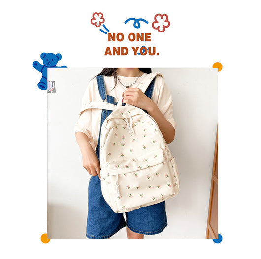 Mochila Escolar Casual Minimalista para Estudiantes - Diseño Veraniego - Image 15