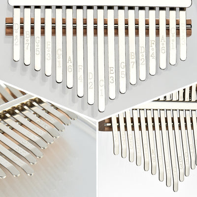 Kalimba de Cristal Acrílico 17 Tonos - Instrumento de Pulgar Profesional - Image 2