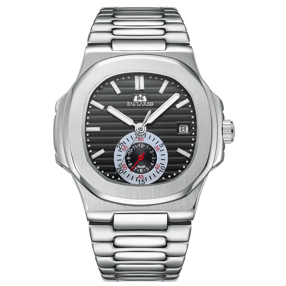 Reloj de Acero Inoxidable para Hombre con Correa de Malla