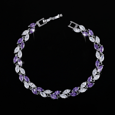Pulsera de Moda Coreana con Hojas de Circón AAA - Image 8