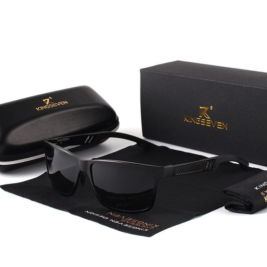 Gafas de Sol Polarizadas para Hombre Aluminio Magnesio - Lentes Rectangulares Antirreflejos - Image 7