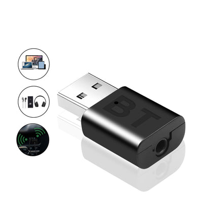 Adaptador Bluetooth 5.0 Transmisor y Receptor 2 en 1 para Auto, TV y Computadora - Image 3