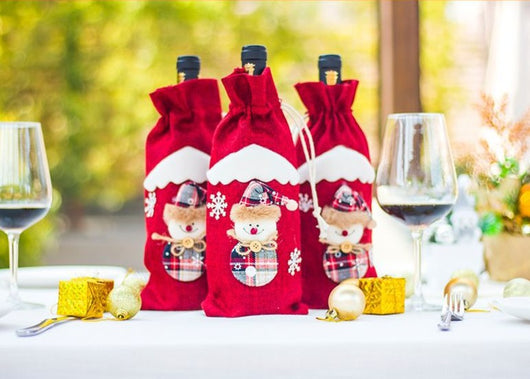 Calcetines Navideños para Botellas de Vino - Image 18