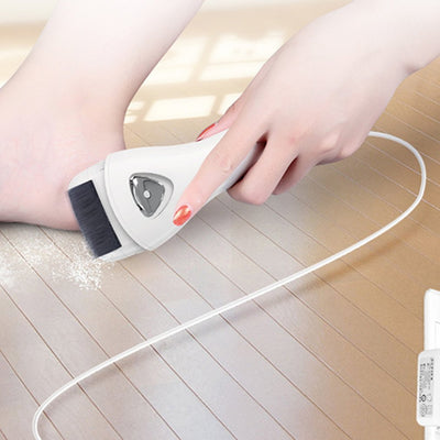 White PRITECH electric pedicure device with a grey roller and silver power button for smooth feet. - Image 4