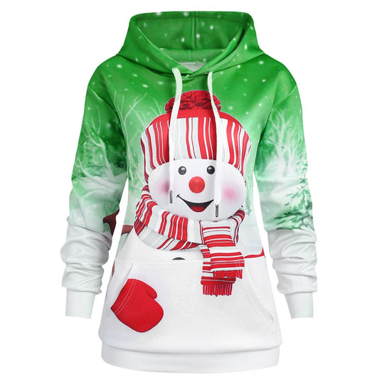 Suéter Navideño con Estampado de Muñeco de Nieve - Image 6