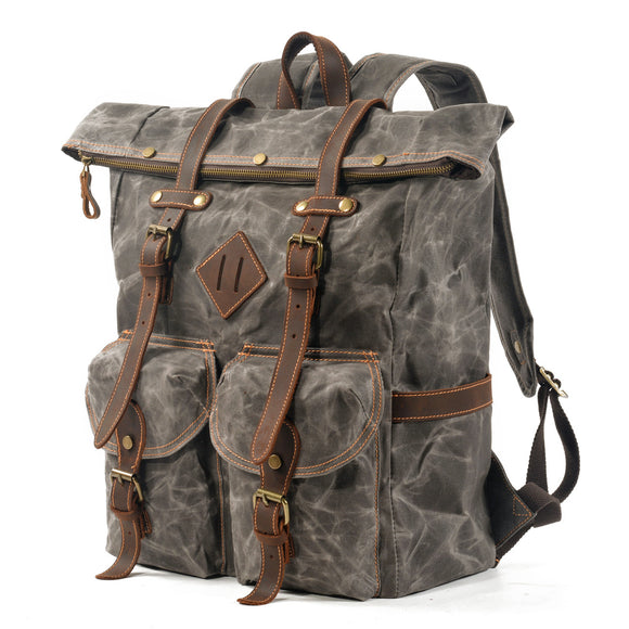Mochilas de Lona Vintage para Hombre