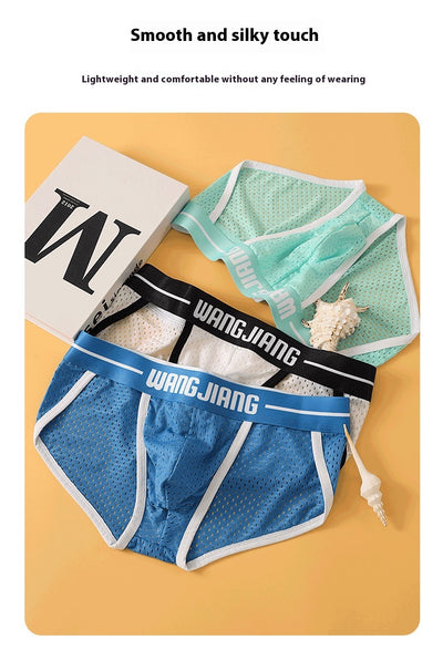 Calzoncillos Triangle Transpirables de Seda Helada para Hombre - Image 14