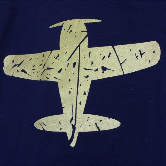 Camiseta Infantil de Algodón con Estampado de Avión - Image 8