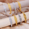 Noble-Looking Chinese Style Hollow Pattern Titanium Steel Bracelet