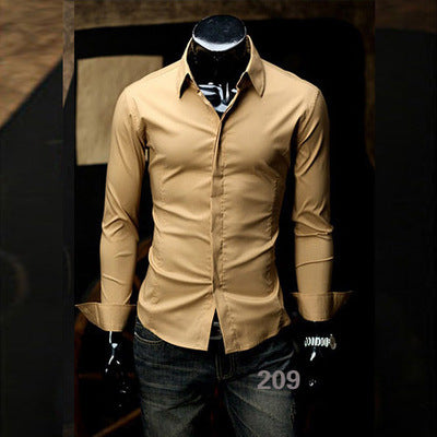 Camisa Ejecutiva Slim Fit de Manga Larga para Hombre - Image 5