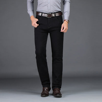 Pantalones Casuales Rectos con Elastano para Hombre - Image 5