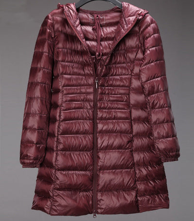 Chaqueta Acolchada Ligera Tallas Grandes con Capucha Otoño Invierno - Image 9