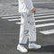 Pantalones Cargo Rectos Oversized de Tela Gruesa Marca Tide
