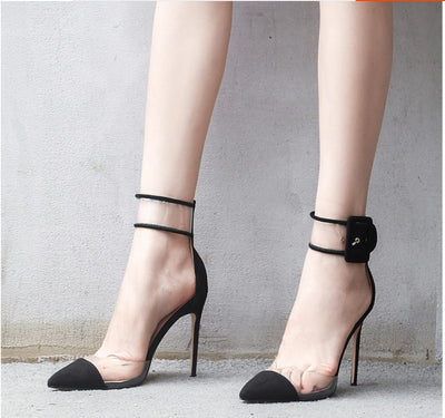 Tacones Altos Slim de Cuero para Mujer - Diseño Versátil - Image 13