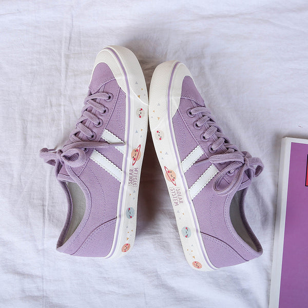 Zapatillas de Lona Bajas Estampado Cielo Estrellado - Versátiles y Modernas - Image 6