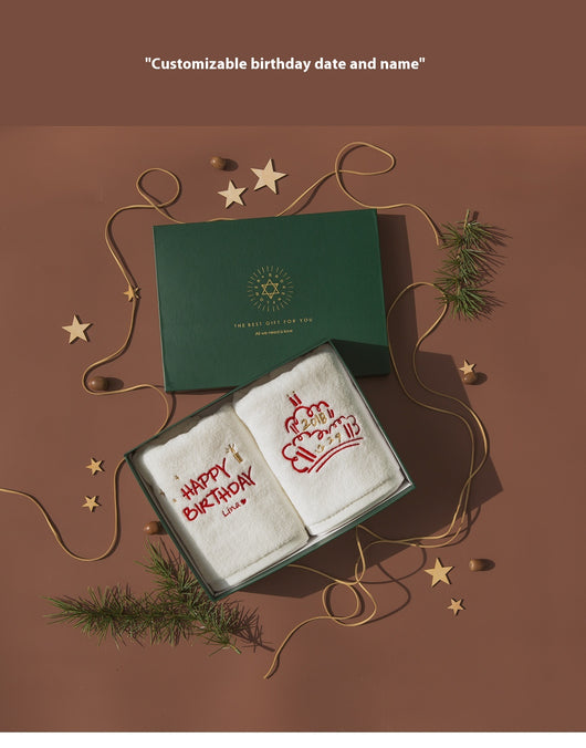 Toalla de Algodón Personalizada con Bordado - Regalo Customizado para Cumpleaños - Image 13