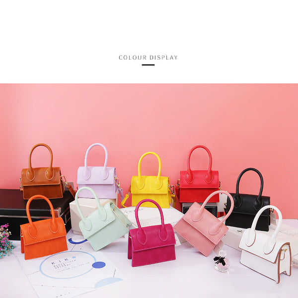 Bolso Mensajero Coreano PU Retro Minimalista - Estilo Universitario