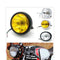 Faro Redondo Custom Estilo Retro - Carcasa Negra