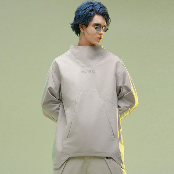 Suéter Deportivo Unisex con Corte Vertical Estructurado