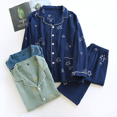 Pijama Hombre Doble Gasa Algodón Crepe - Image 25