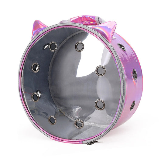 Mochila Transportadora Transparente para Mascotas - Portátil y Respirable - Image 20