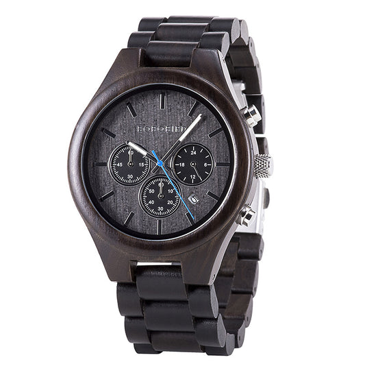 Reloj de Cuarzo Madera Minimalista para Jóvenes