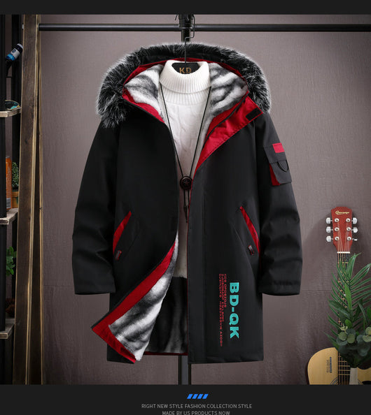 Chaqueta Casual de Fleece con Capucha para Hombre - Image 23