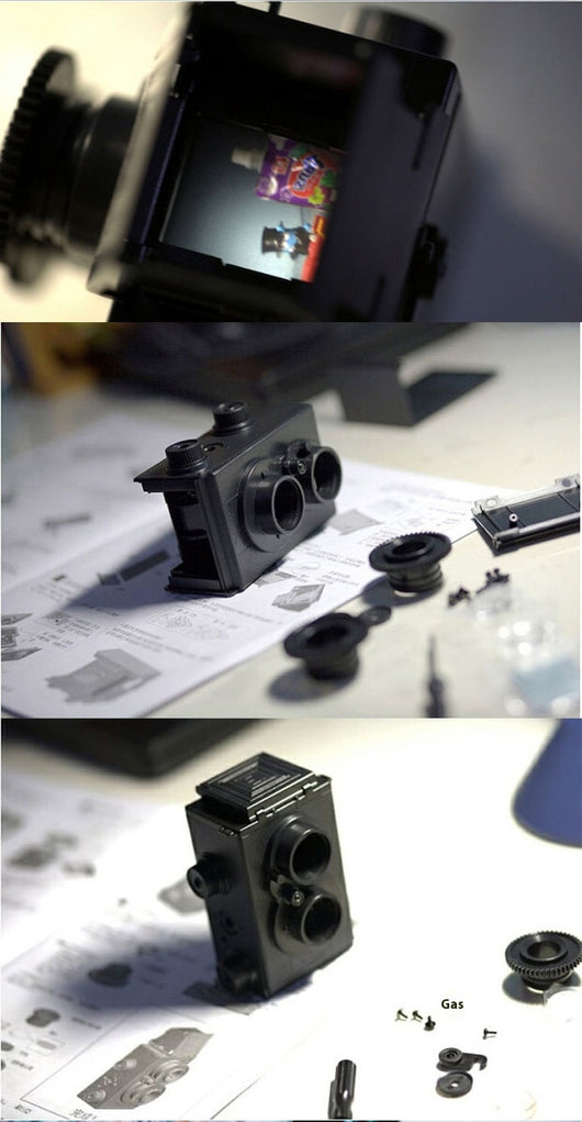 Cámara Analógica Dual Lente - Kit DIY Profesional - Image 8
